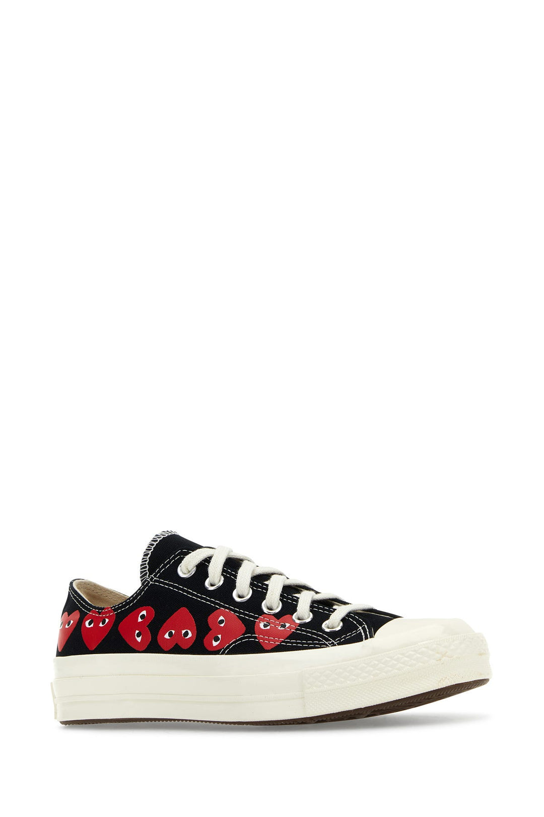 Black canvas Comme Des GarÃ§ons X Converse sneakers