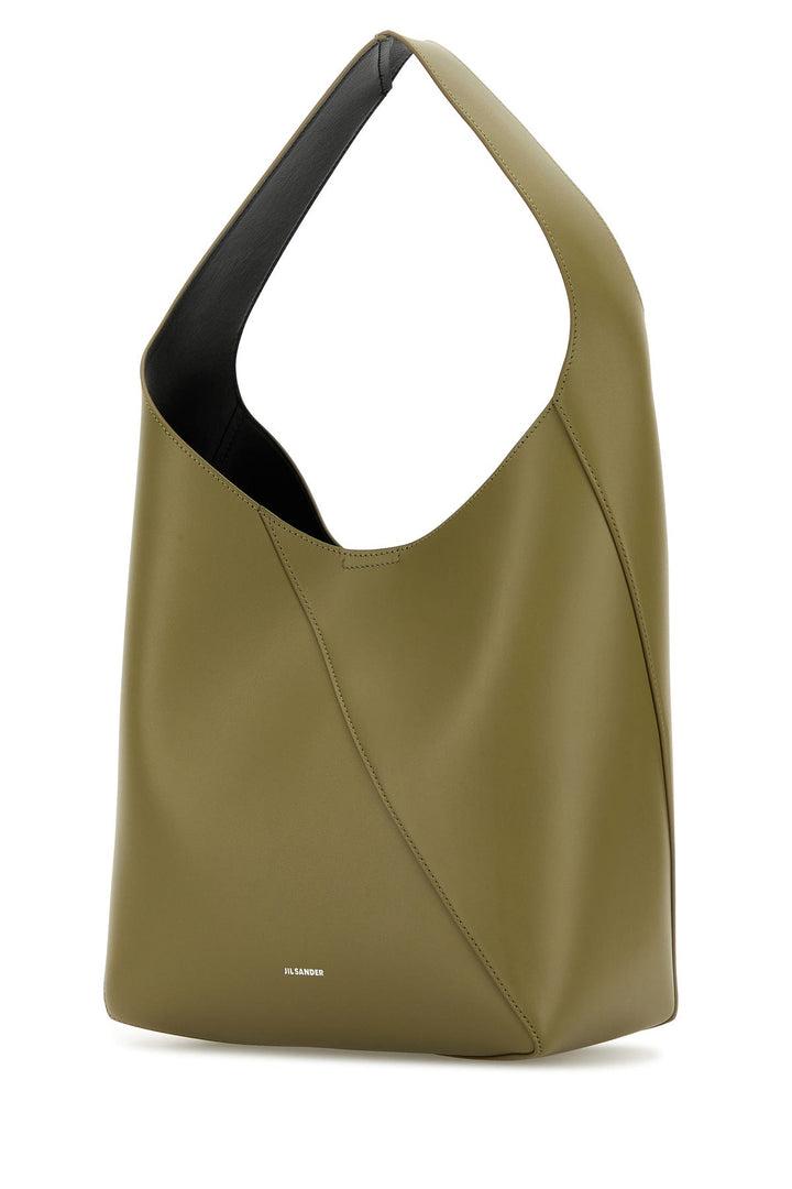 Sage green leather medium Vertigo shoulder bag