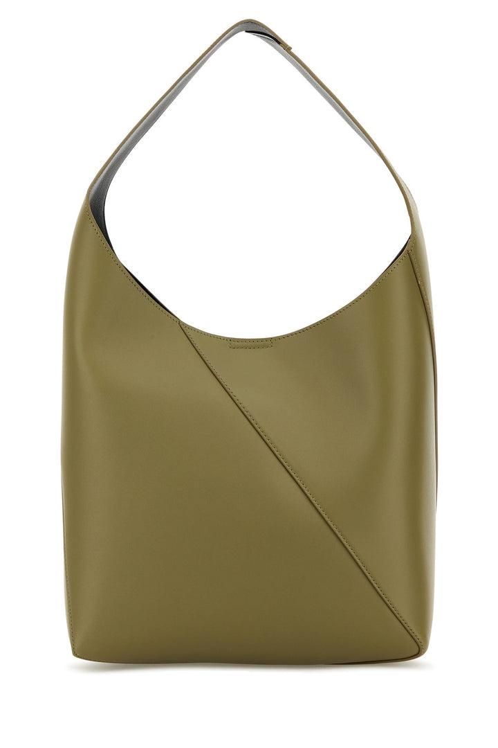 Sage green leather medium Vertigo shoulder bag