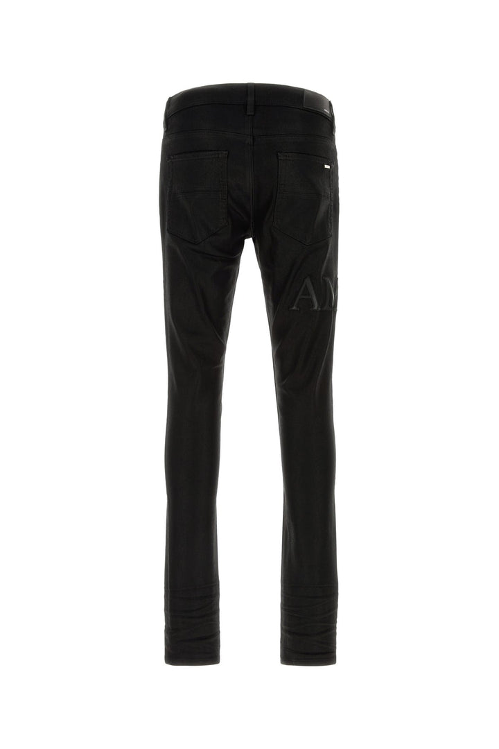 Black stretch denim jeans