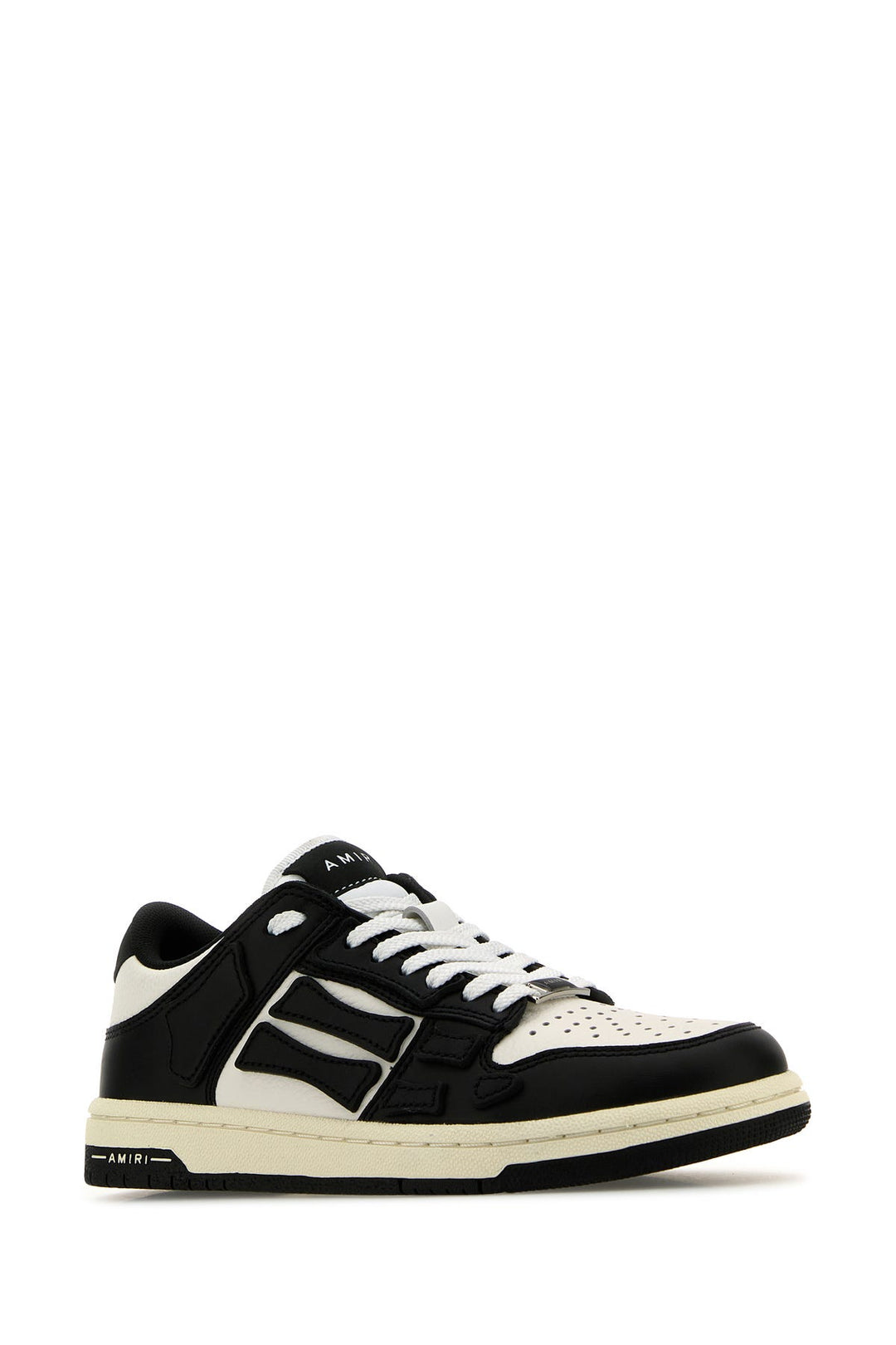 Two-tone leather Skel sneakers