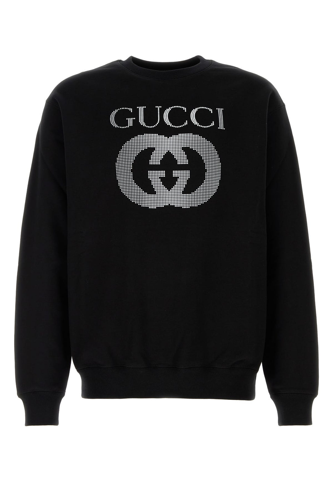 Black cotton sweatshirt