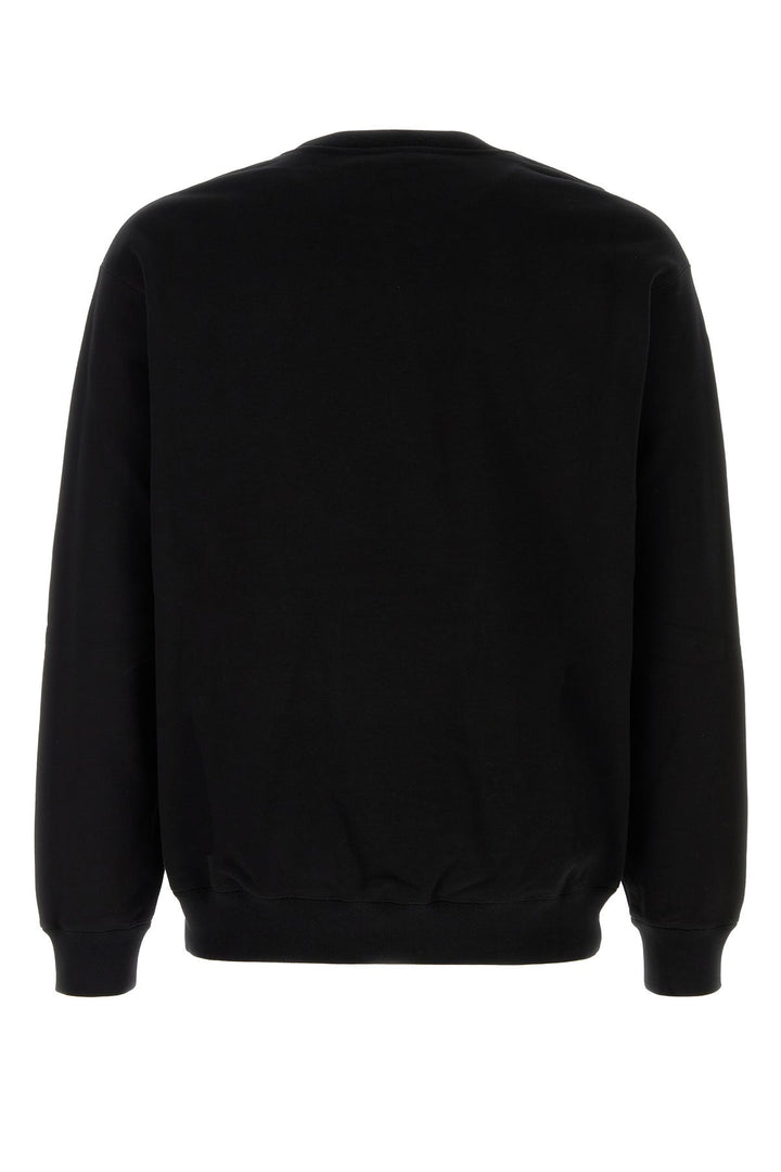 Black cotton sweatshirt