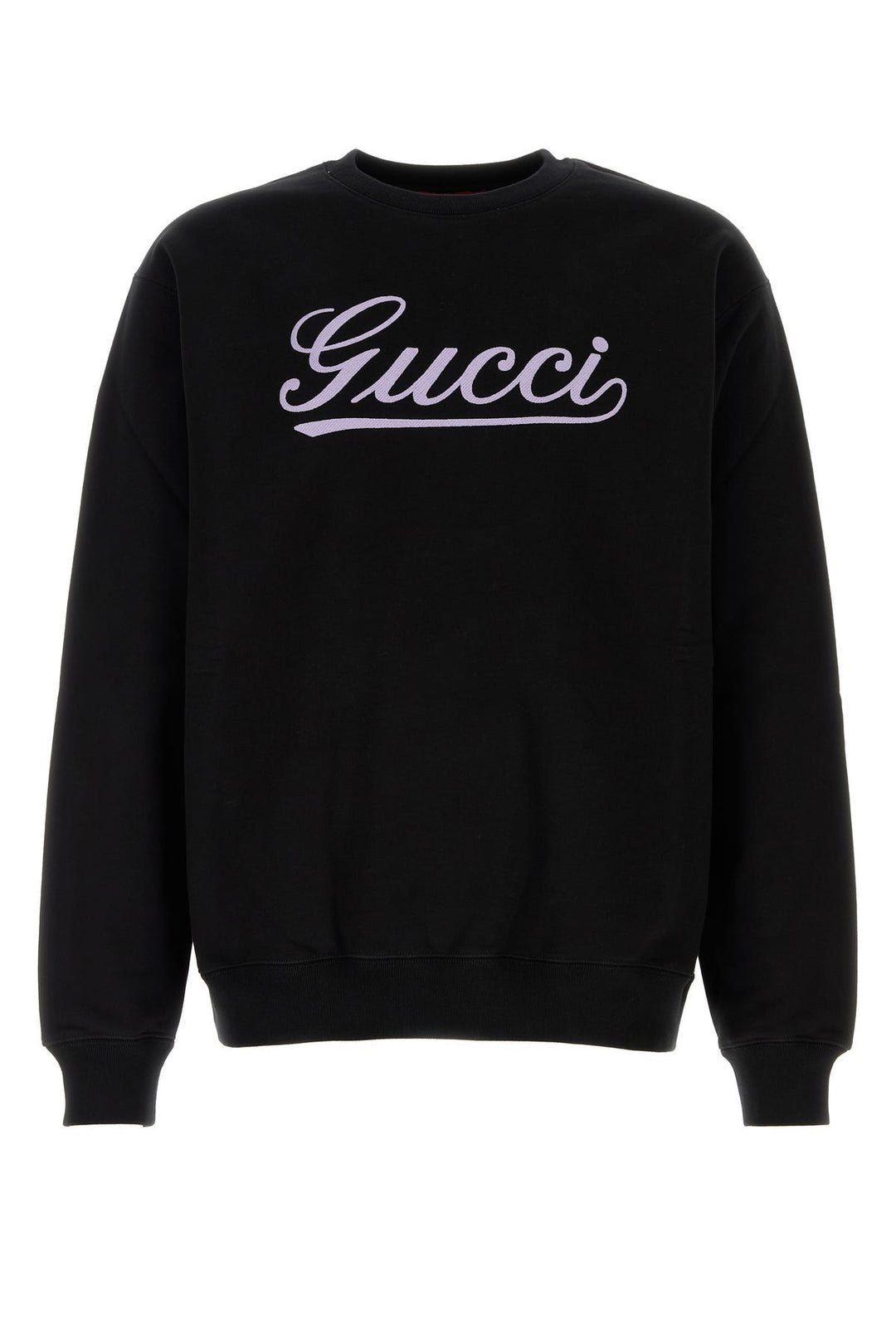 Black cotton sweatshirt