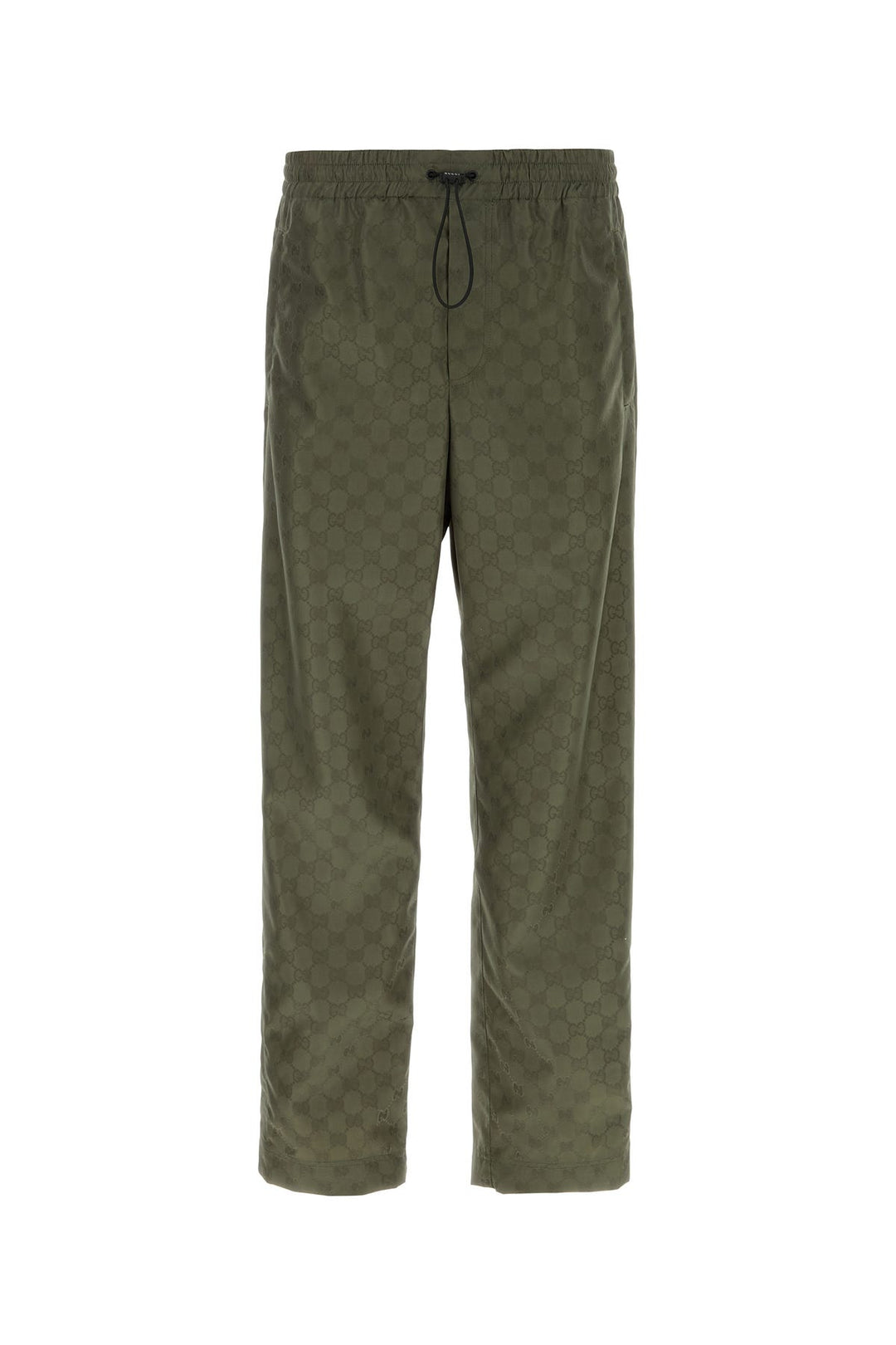 Olive green nylon pant