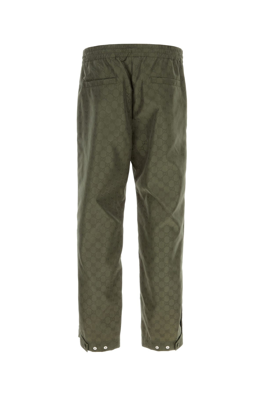 Olive green nylon pant