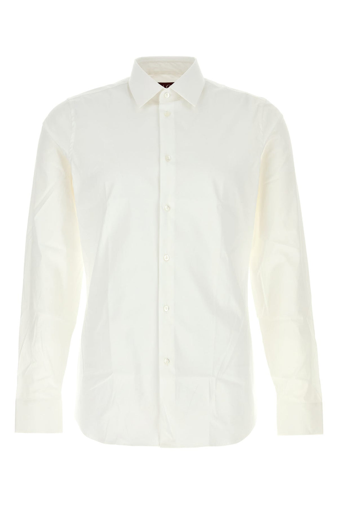 White stretch poplin shirt