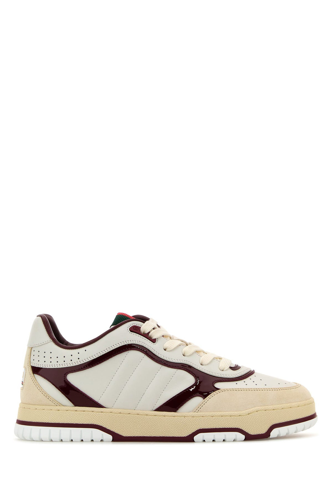 Two-tone leather Re-Web sneakers