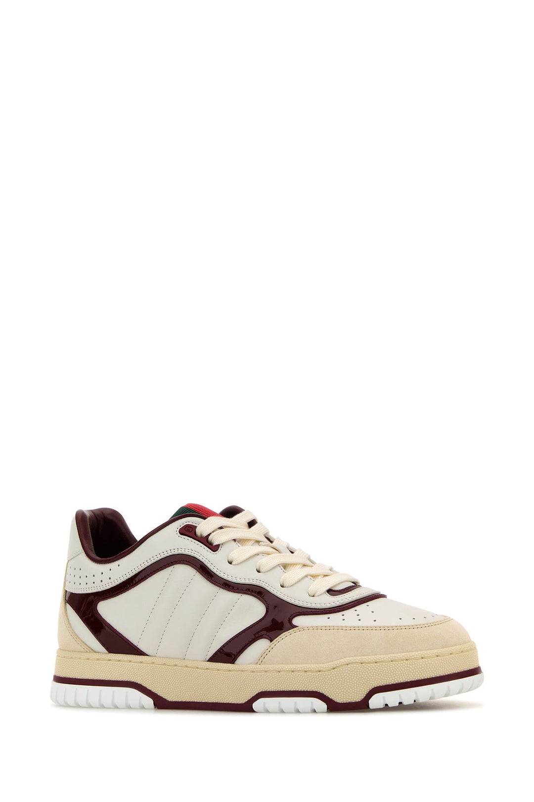 Two-tone leather Re-Web sneakers