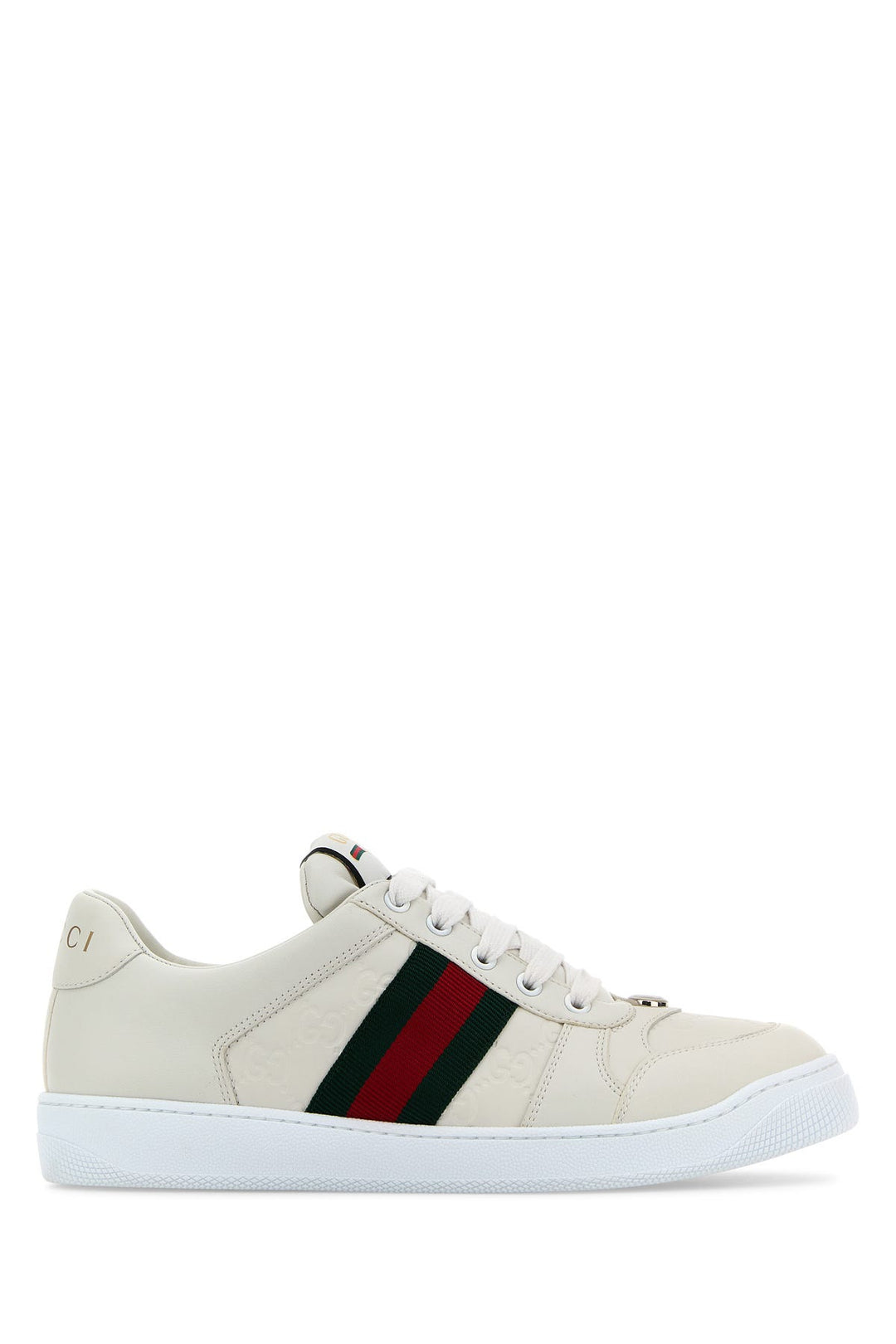 White leather Screener sneakers