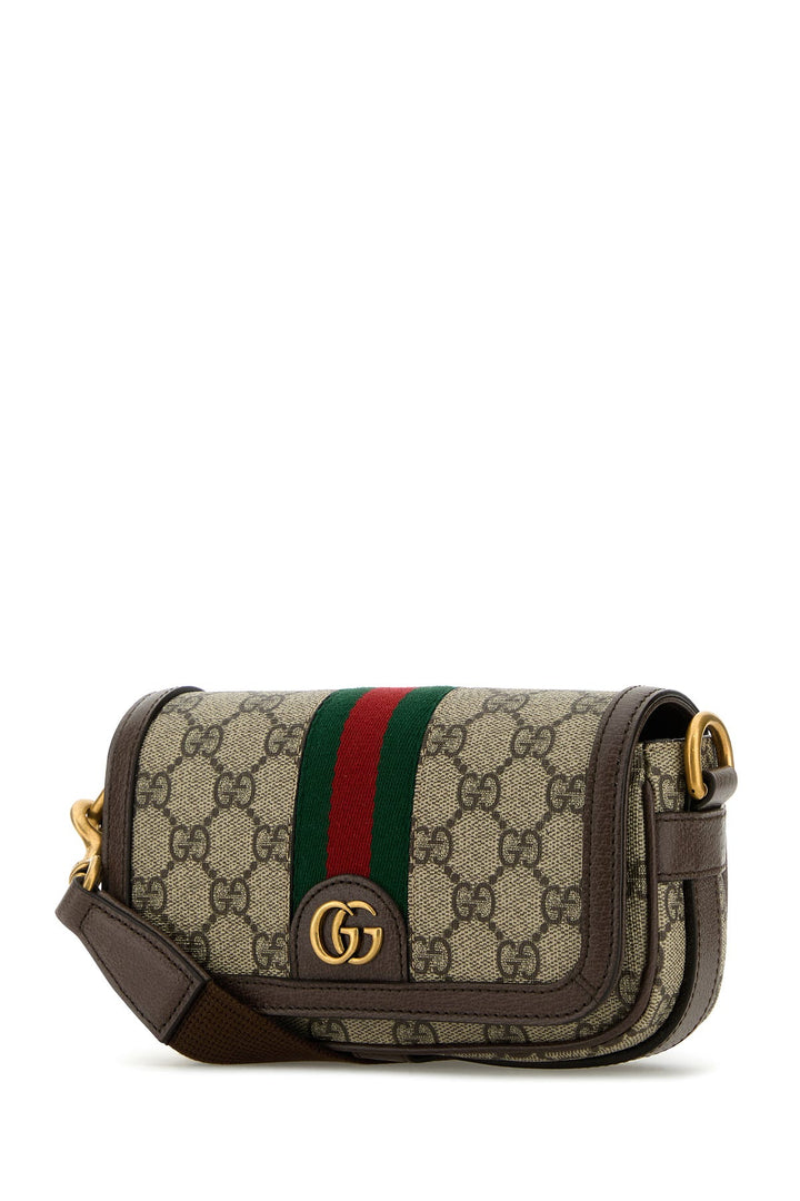 GG Supreme ad leather mini Ophidia crossbody bag