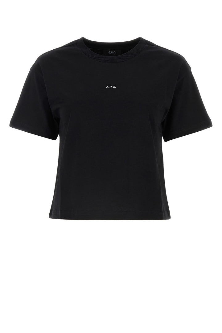 Black cotton t-shirt