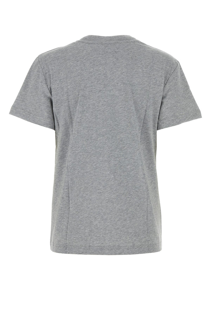 Melange grey cotton t-shirt