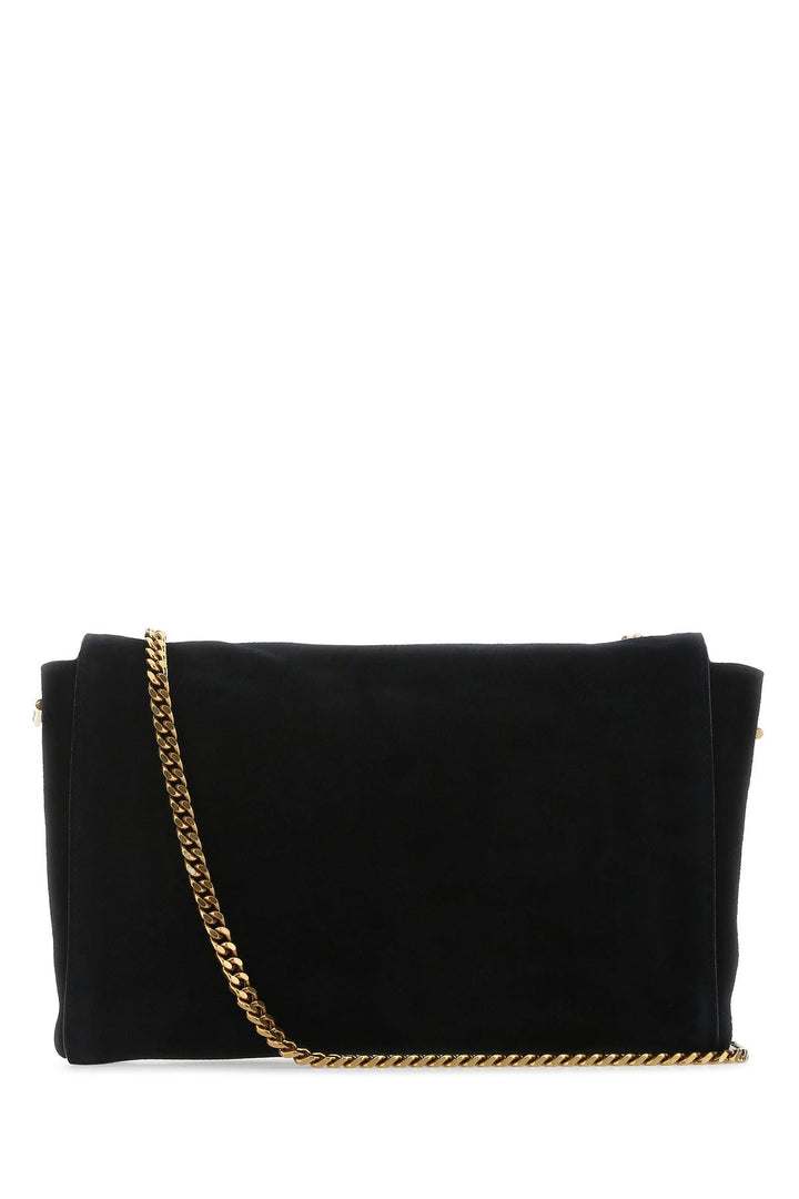 Black suede medium Kate shoulder bag