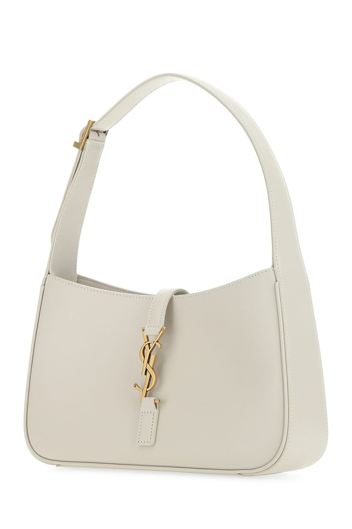 Chalk leather Le 5 Ã  7 shoulder bag