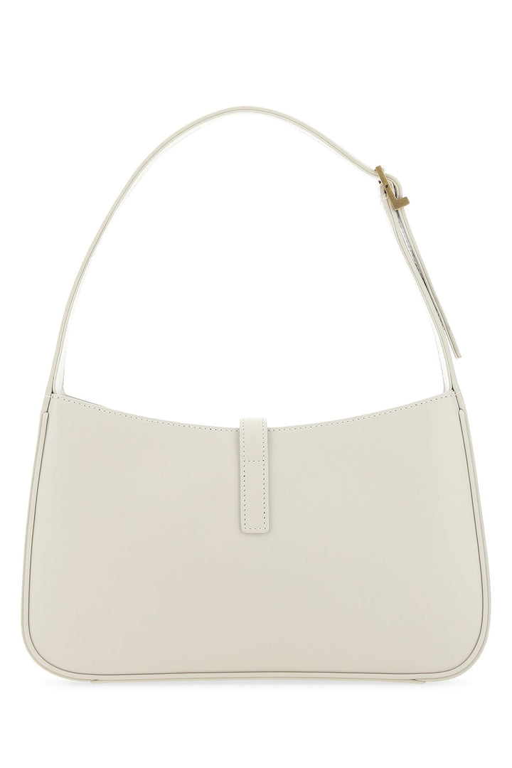 Chalk leather Le 5 Ã  7 shoulder bag