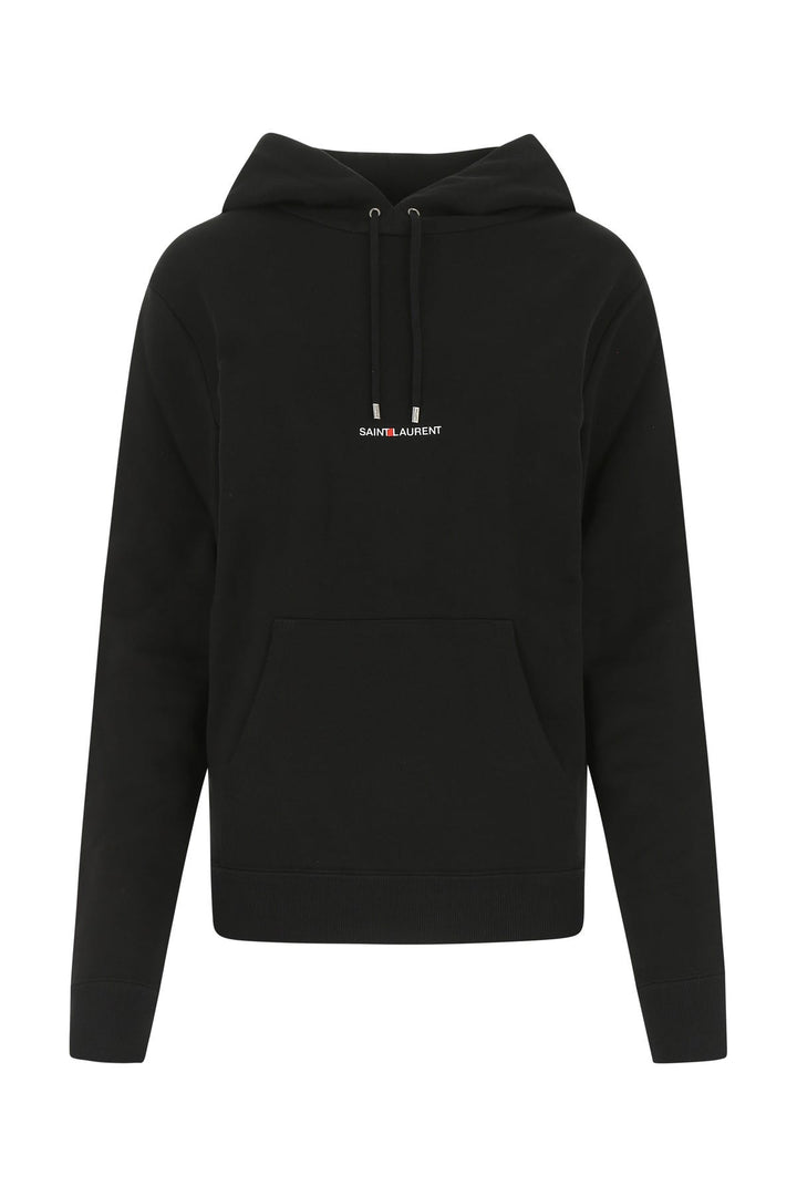 Black cotton sweatshirt