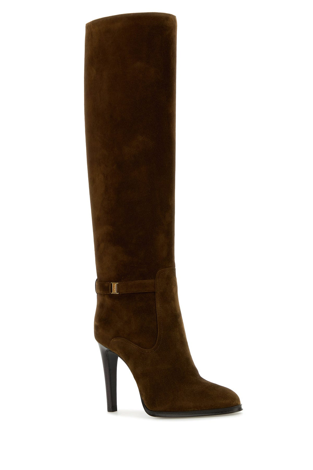 Caramel suede Diane boots