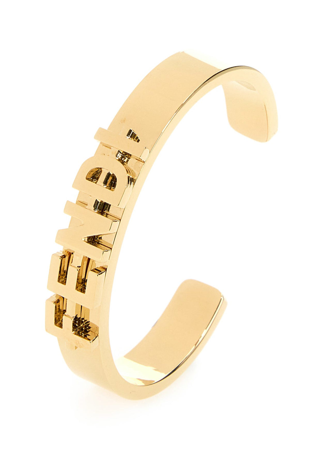 Gold metal Fendigraphy bracelet