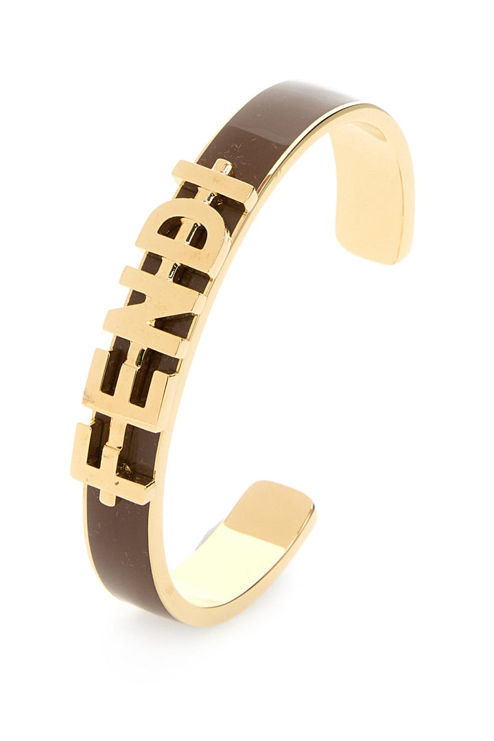 Two-tone metal Fendigraphy bracelet