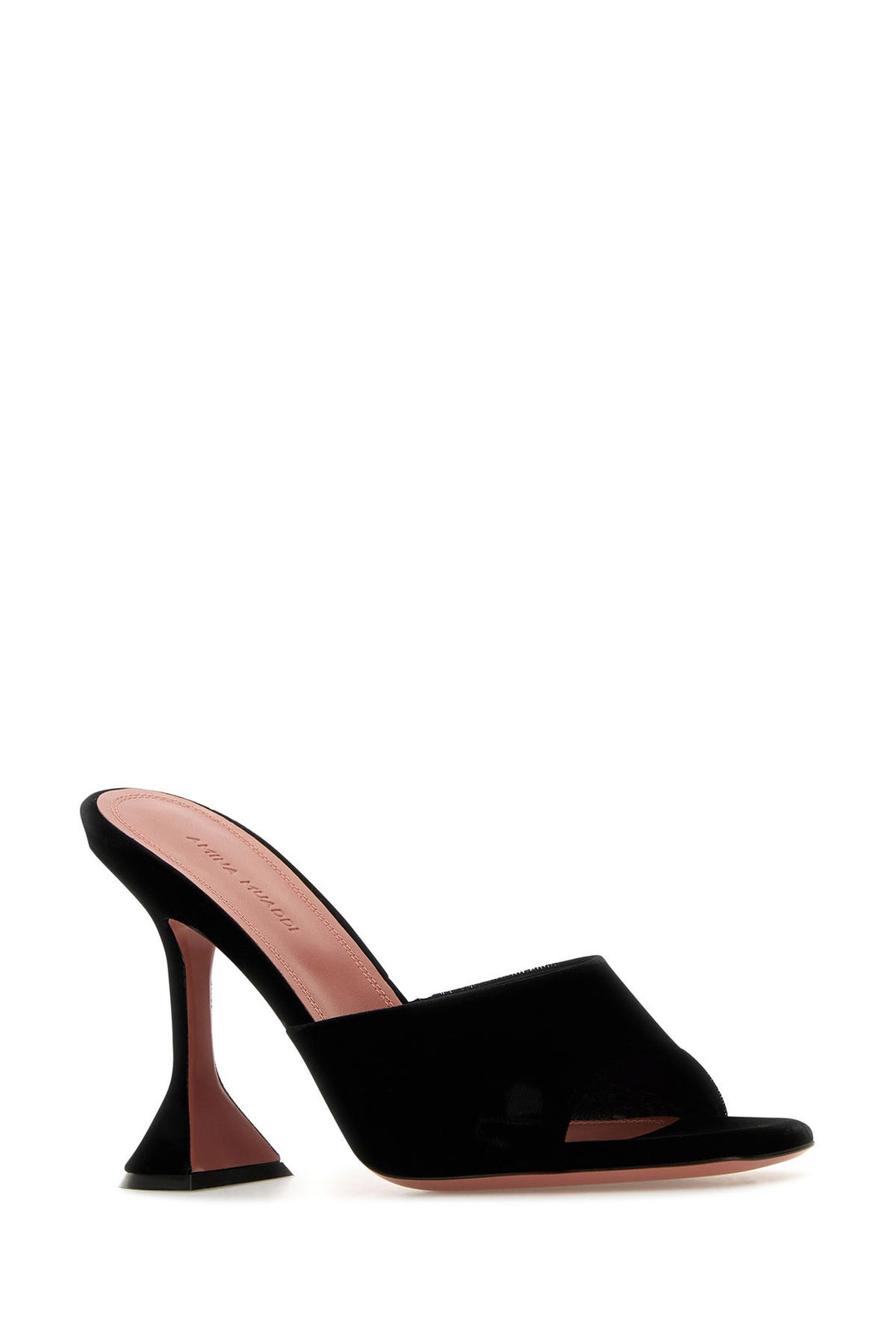 Black velvet Lupita mules