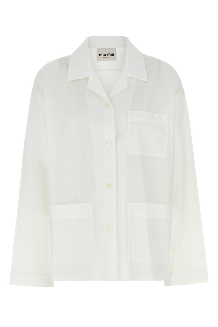 White poplin shirt