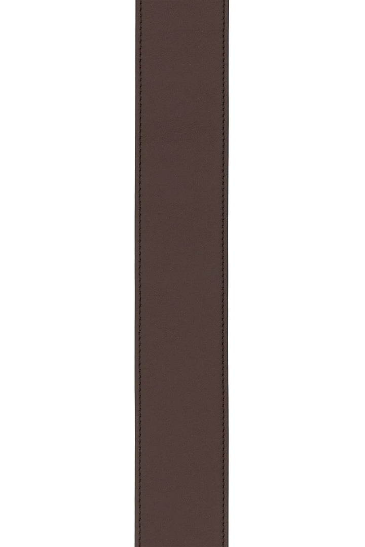 Brown leather belt