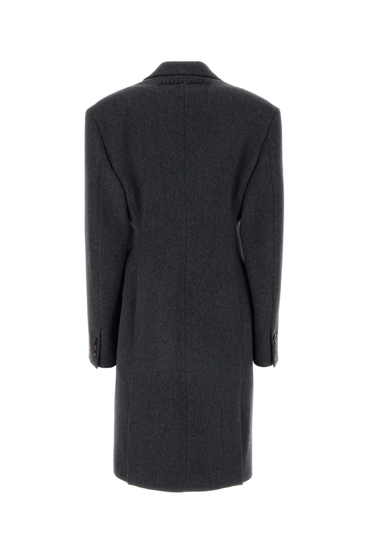 Dark grey wool coat