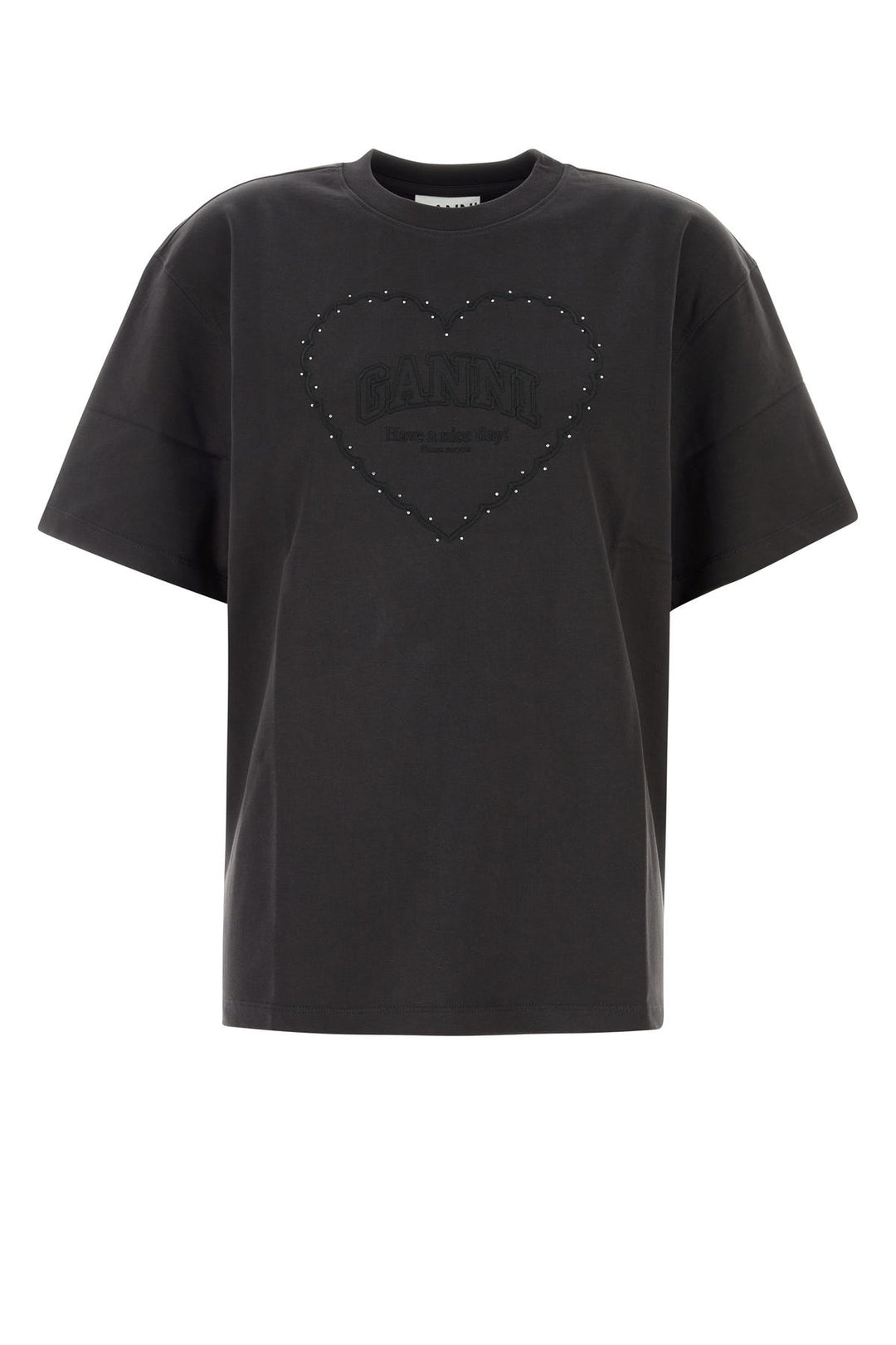 Charcoal cotton t-shirt