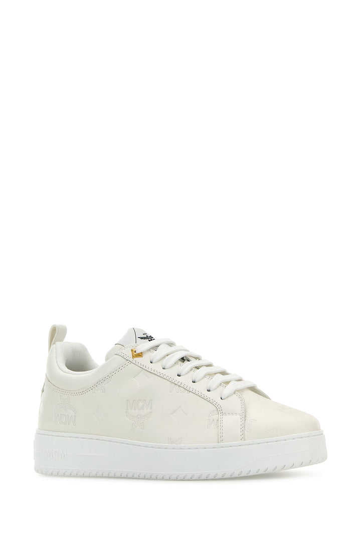 White leather New Terrain sneakers