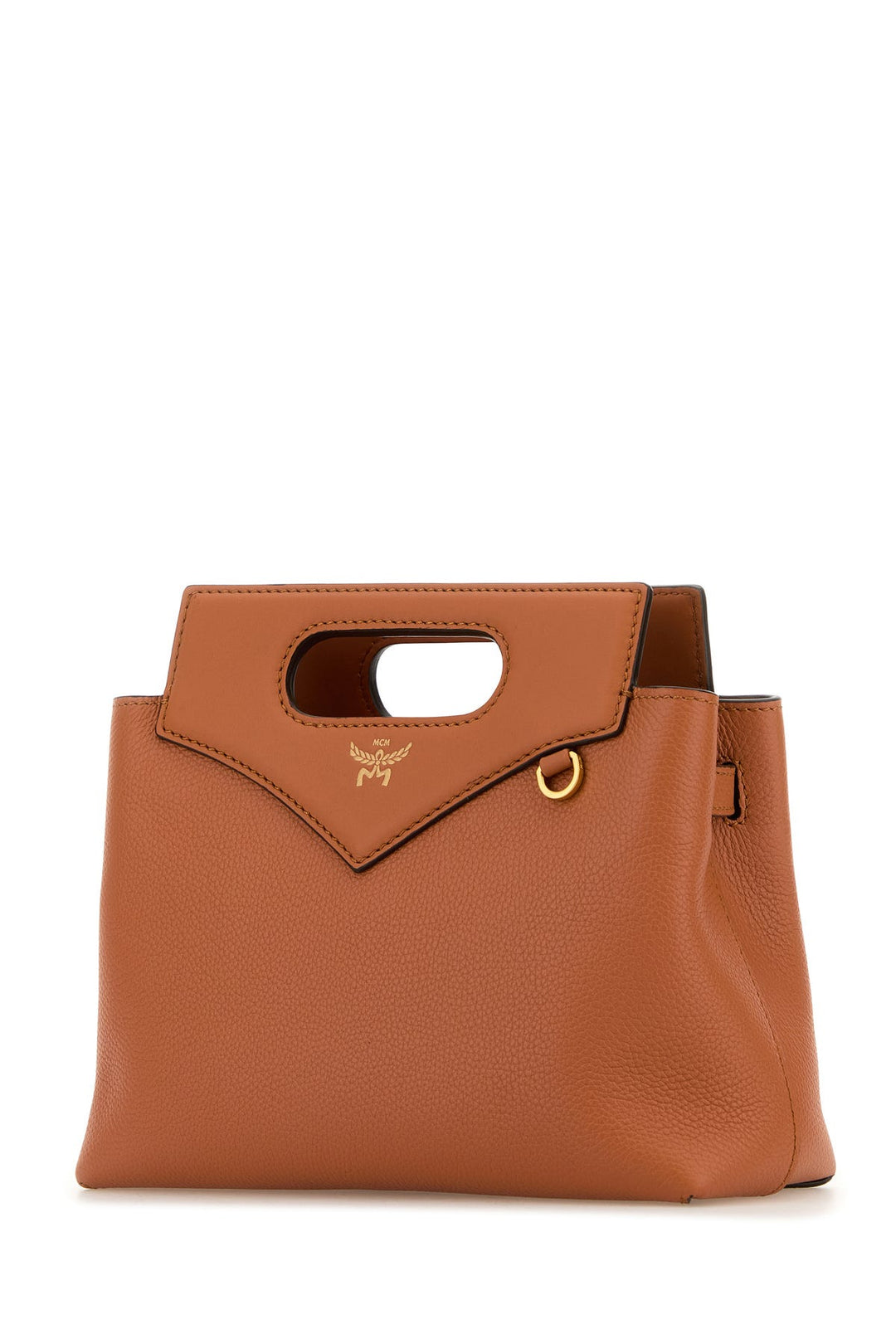 Caramel leather mini Soft Diamond handbag