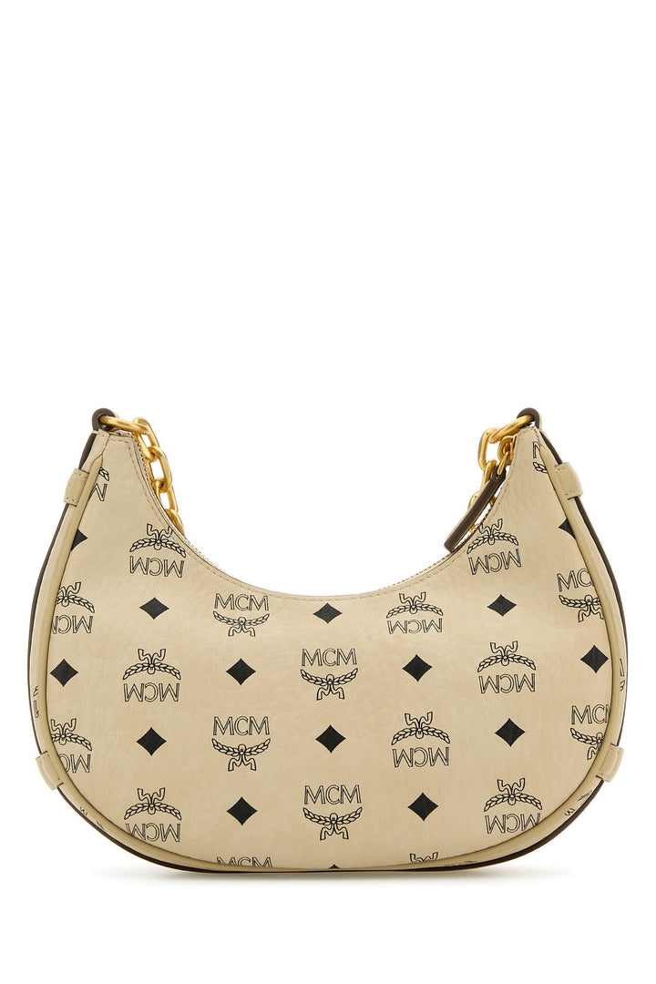 Printed canvas Aren Crescent shoulder bag