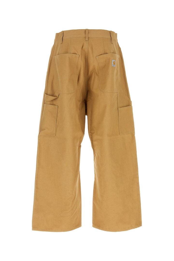 Beige cotton Junya Watanabe X Carhartt  pant