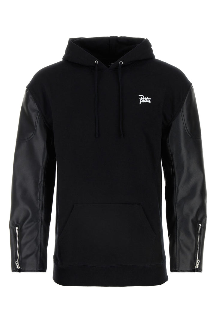 Black cotton Junya Watanabe X Patta sweatshirt