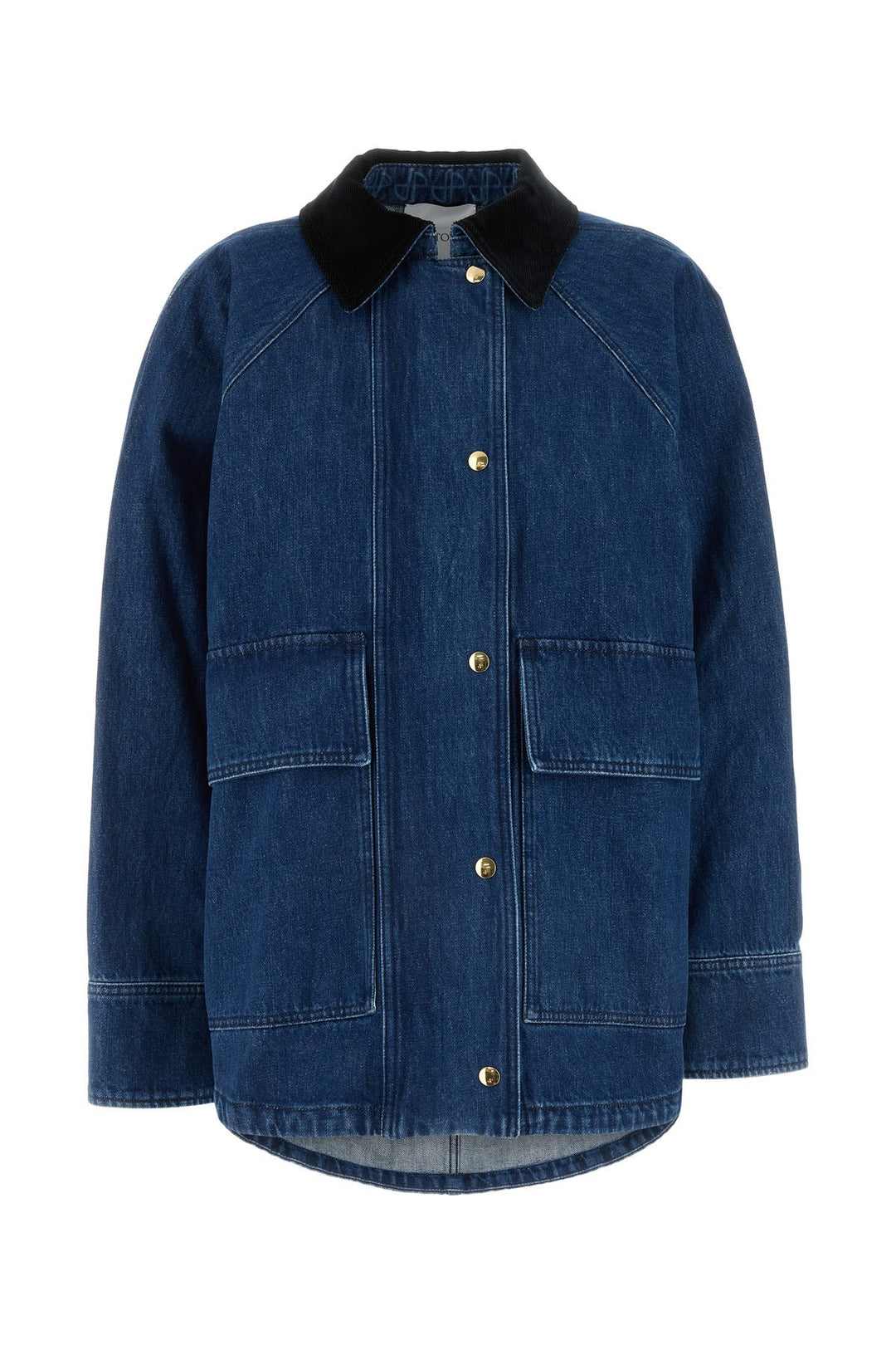 Denim parka