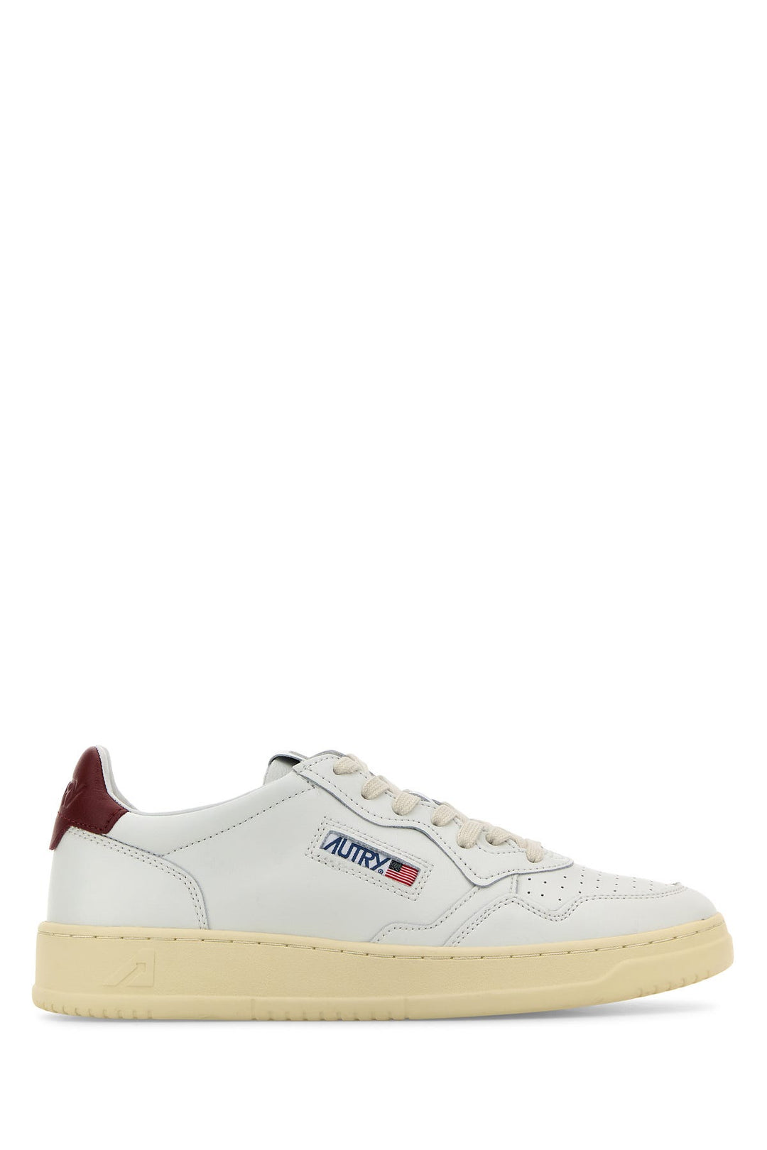 White leather Medalist sneakers