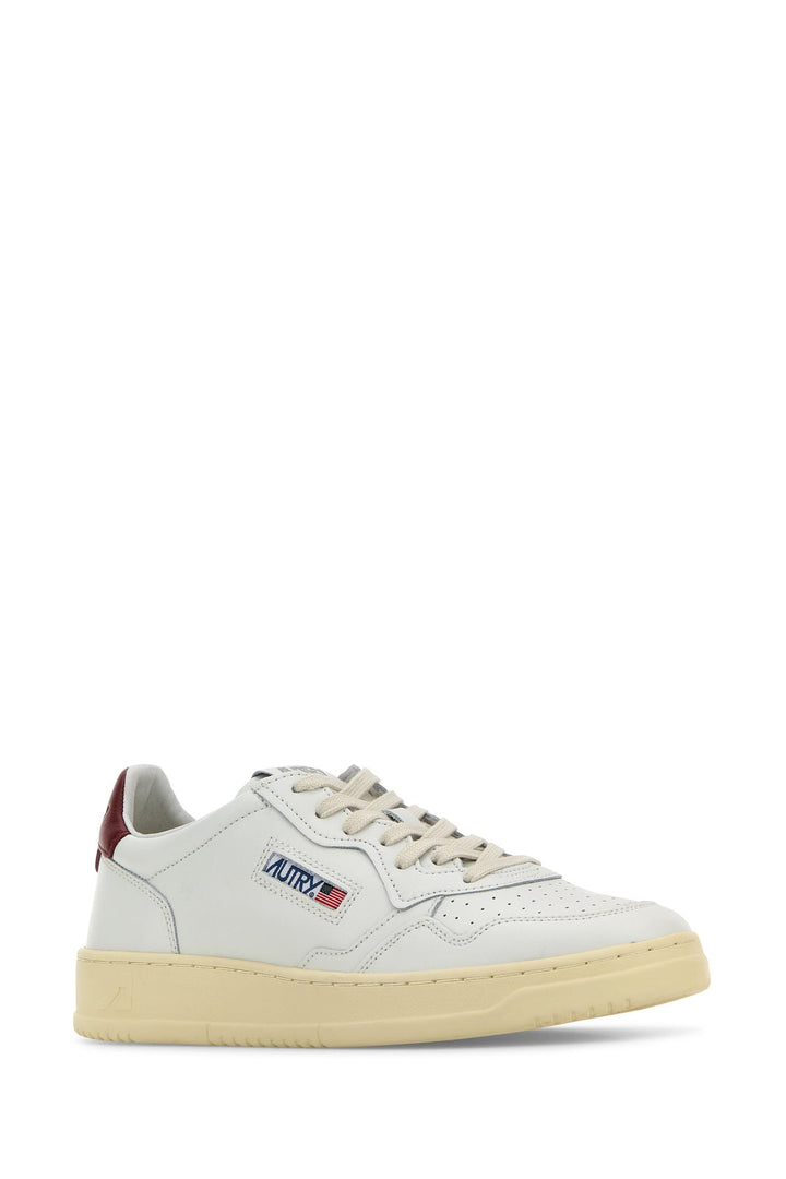 White leather Medalist sneakers