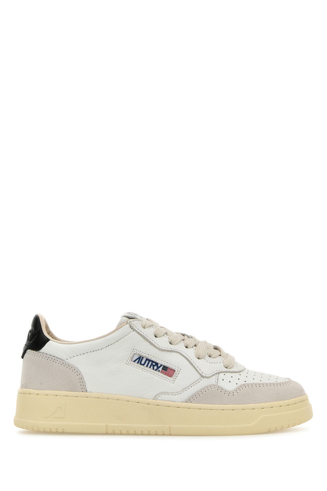 White leather Medalist sneakers