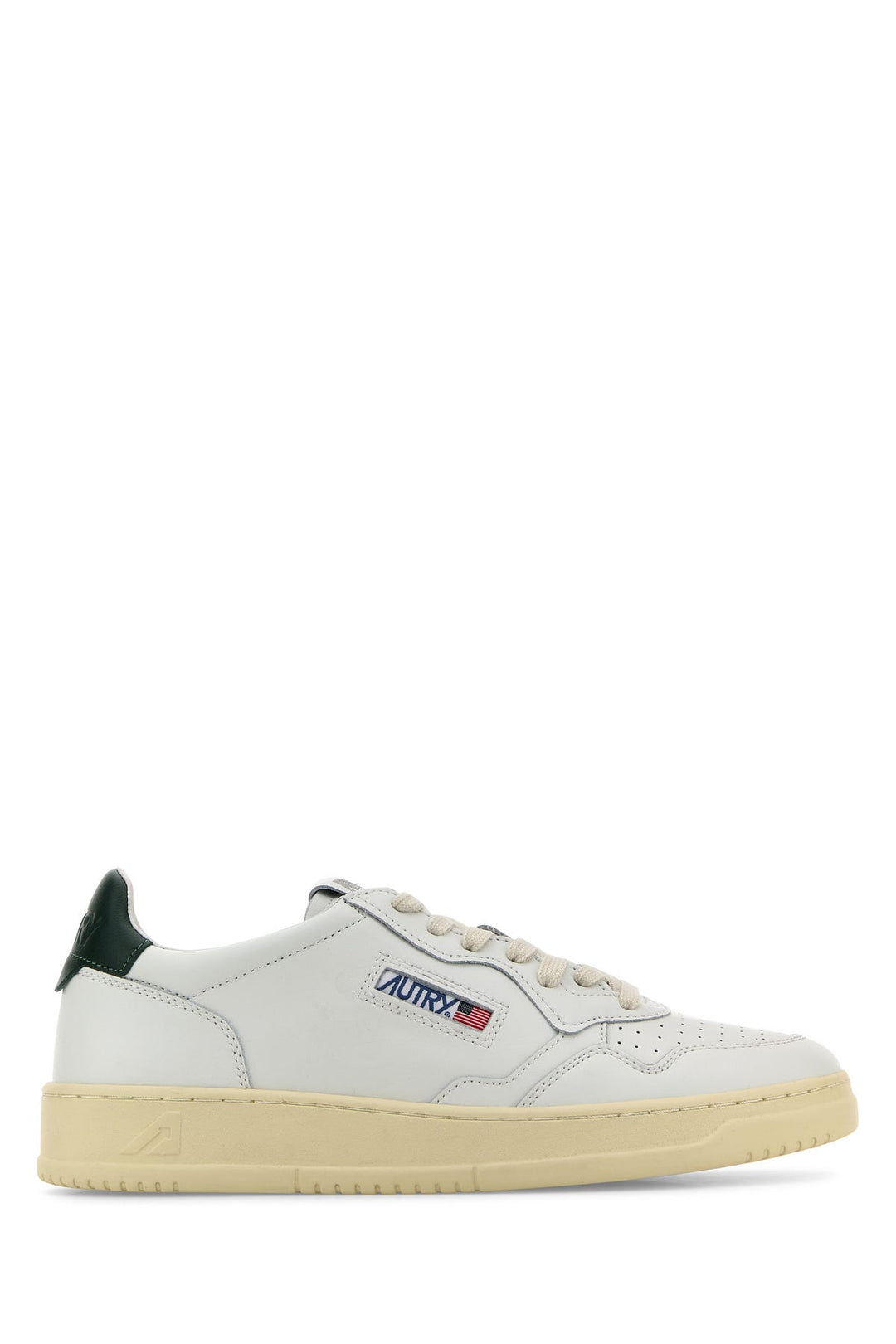 White leather Medalist sneakers