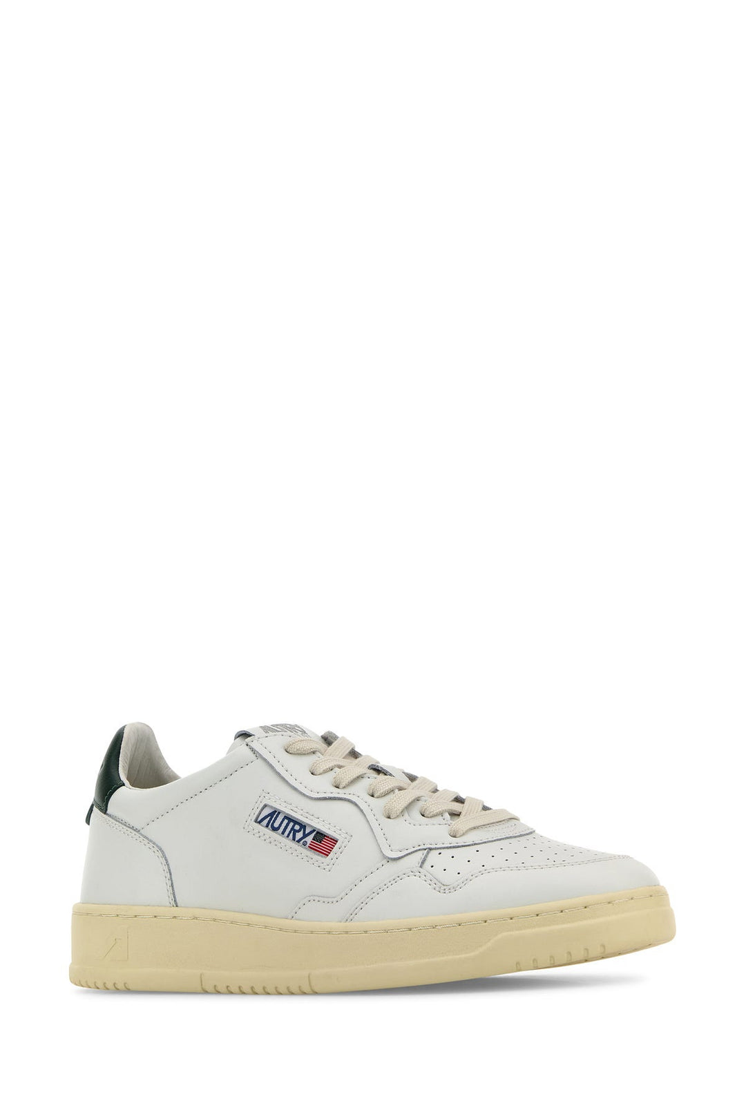 White leather Medalist sneakers