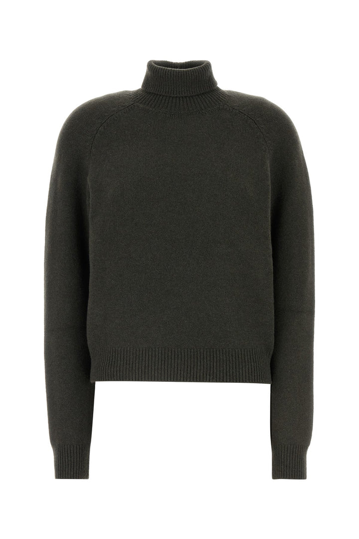 Dark green cashmere blend sweater