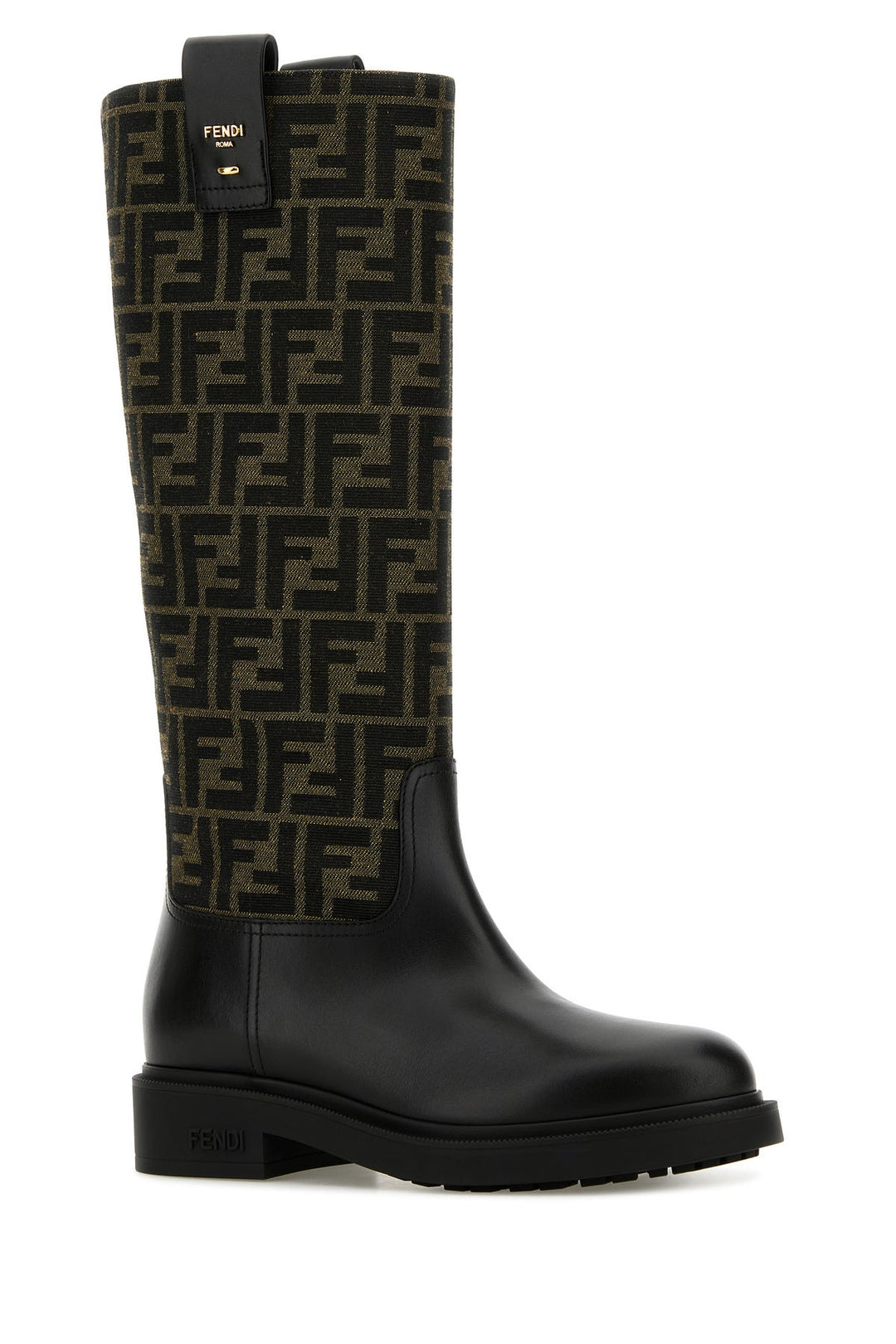 Embroidered jacquard Filo boots