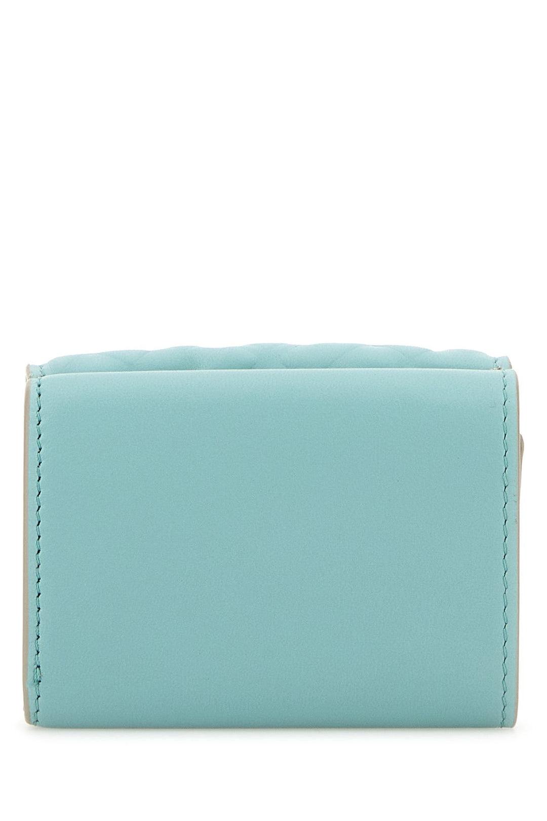 Light blue leather Baguette wallet