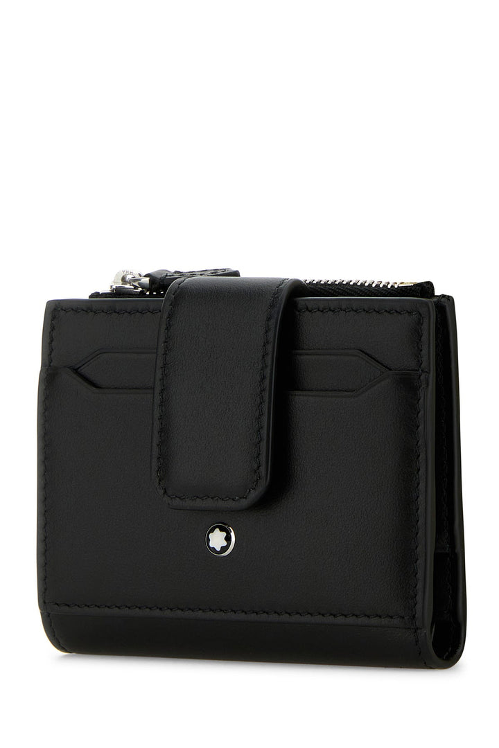 Black leather wallet