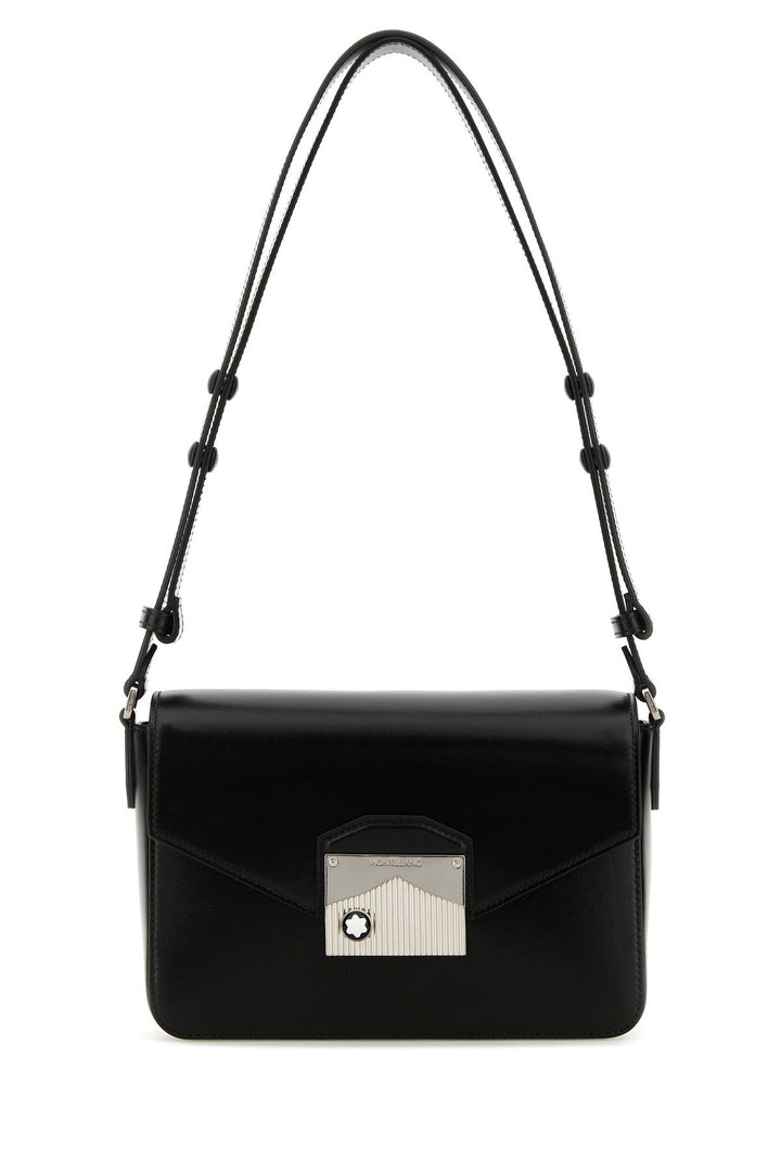 Black leather Meisterstuck shoulder bag