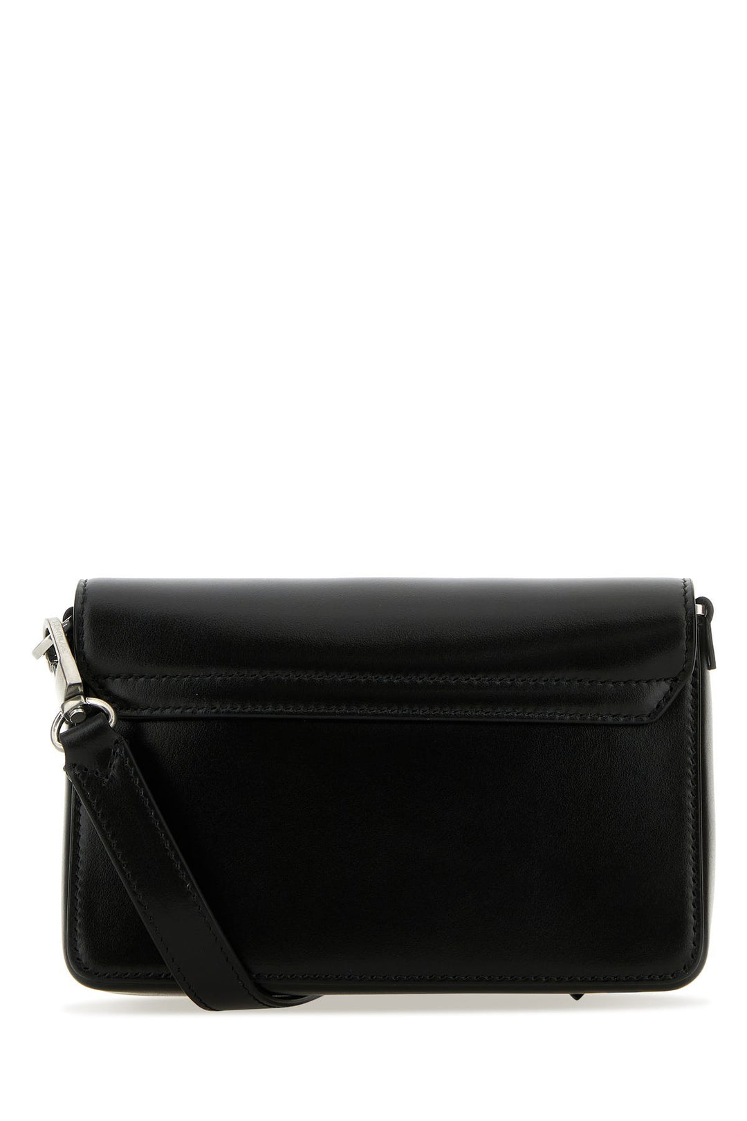 Black leather mini Meisterstuck crossbody bag