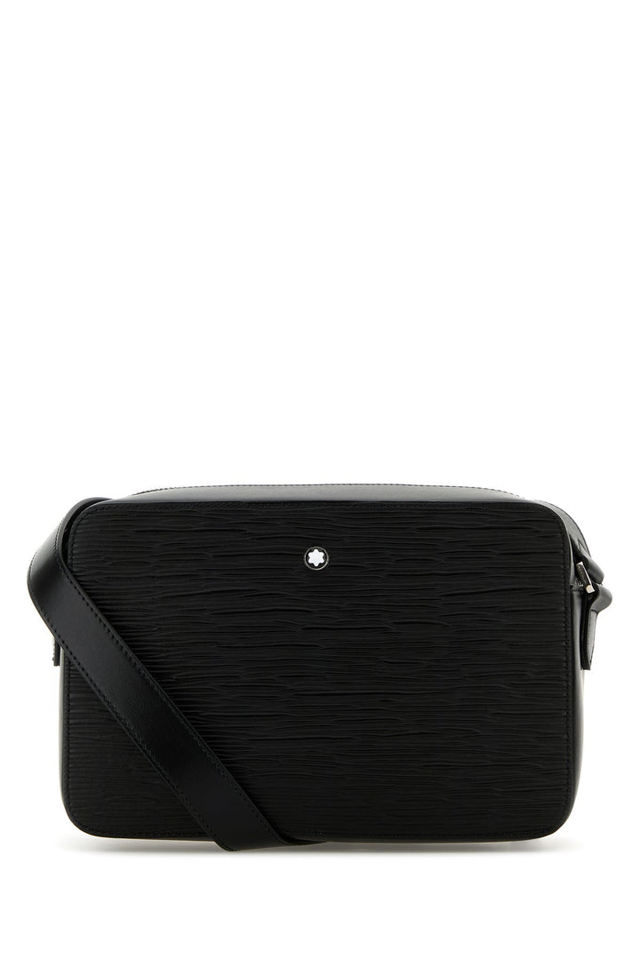 Black leather 4810 crossbody bag