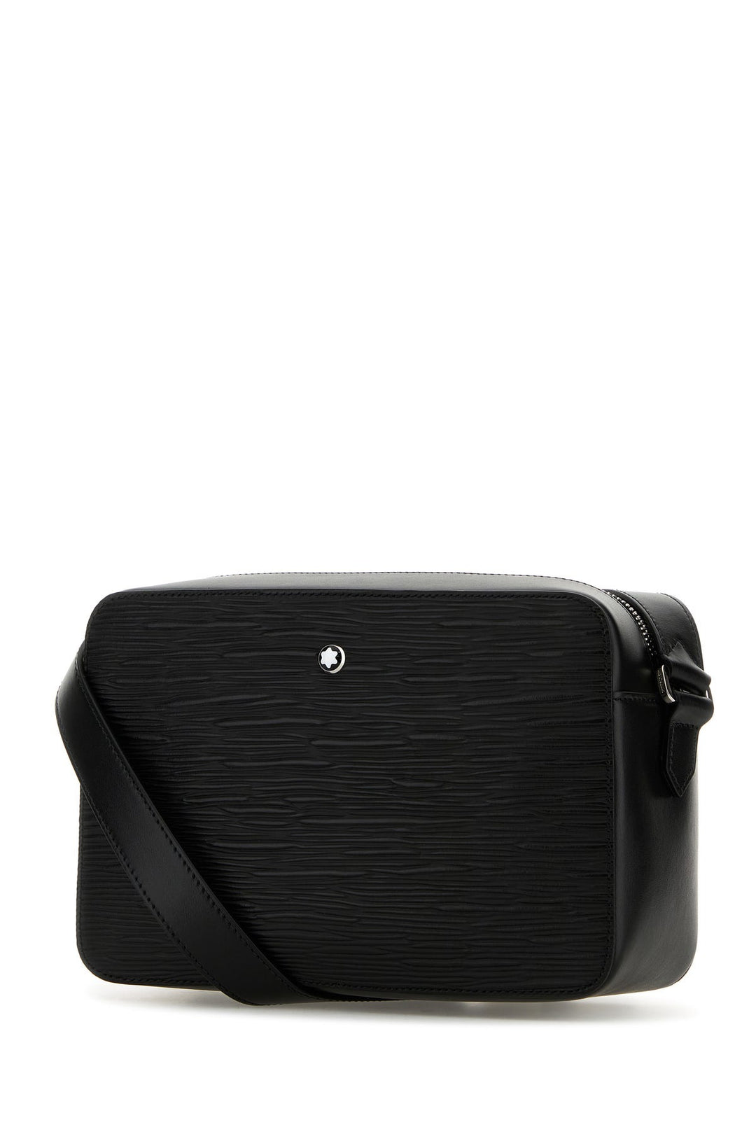 Black leather 4810 crossbody bag