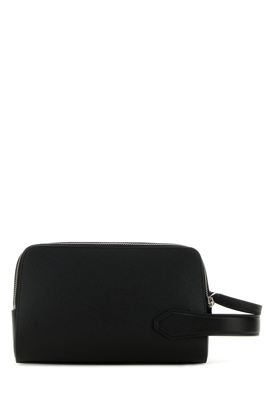 Black leather beauty case