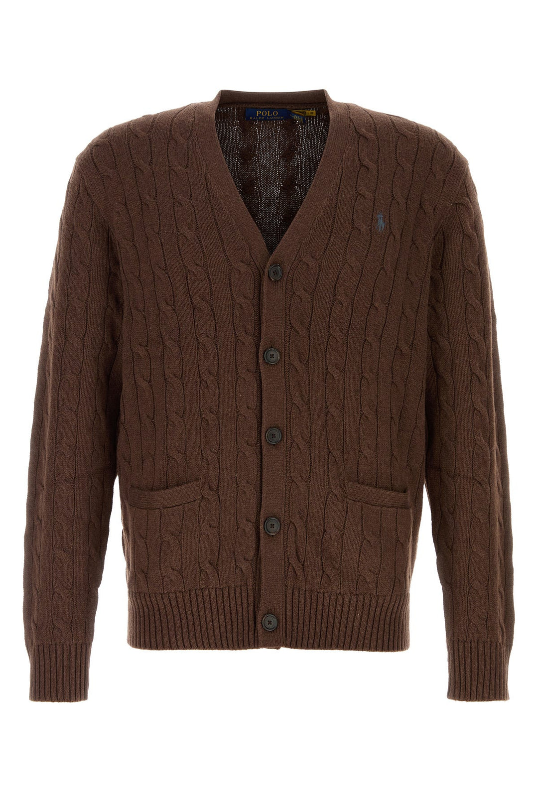 Brown cotton cardigan